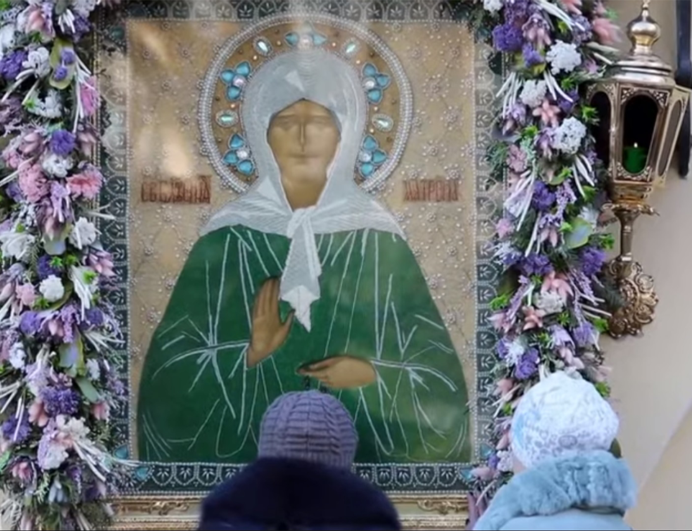 <span style='color:red;'><b>Sveta Matrona</b></span> Moskovska, rođena bez očiju pomaže i slepima (FOTO+VIDEO)